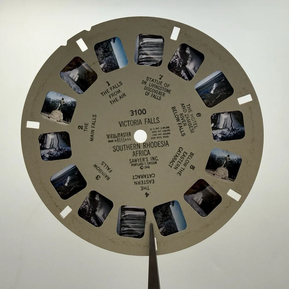 VTG Sawyer's View-Master Reel South Africa Zulu Victoria Falls Lot (3) 40's 50's